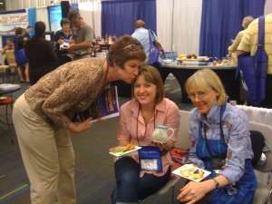 img_0091 Julie Rolsen with Annie and Mary Deneen